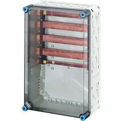 Mi Busbar Box 300x450mm, Busbars 630 A, 5-pole, - Hensel