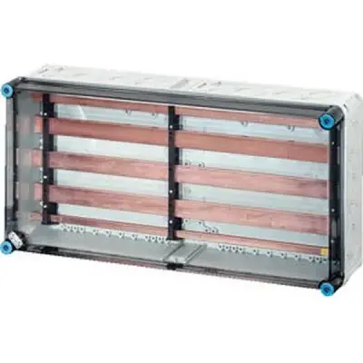 Mi Busbar Box 600x300mm, Busbars 630 A, 5-pole, - Hensel