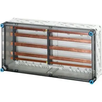 Mi Busbar Box 600x300mm, Busbars 400 A, 5-pole, - Hensel