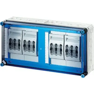 Mi Hrc Fuse Switch Disconnector Box , 4x 3x Nh00, Bus-mounted, 250 A, 5-pole - Hensel