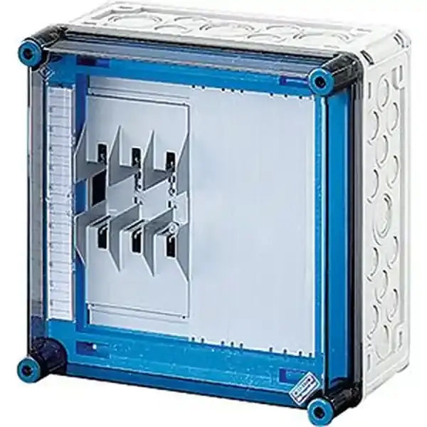 Hensel - Mi HRC fuse box 1xHRC 00 3-pole, busbar 250 A, 5-pole, - 1