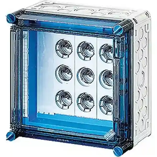 Hensel - Mi fuse box, 3x3x63A, DIII, E33 bus-mounted 400 A, 5-pole, hinged lid - 1