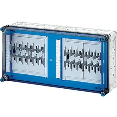 Hensel - Mi HRC fuse box 4xHRC 00, 3-pole, busbar 630 A, 5-pole, - 1