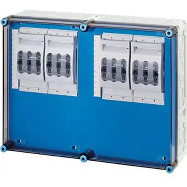 Hensel - Mi HRC fuse switch disconnector box , 4x3xHRC00,bus-mounted, 630A, 5-pole - 1