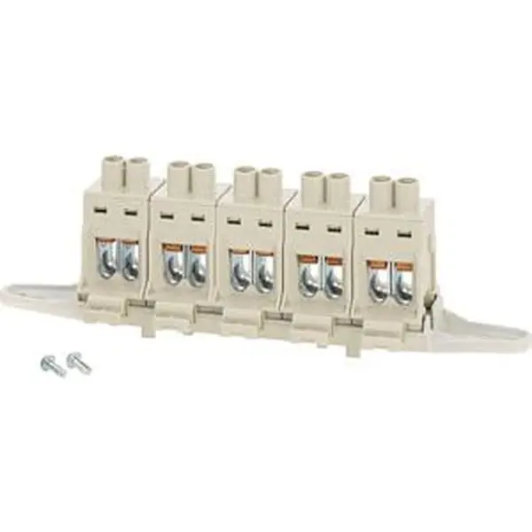 Hensel - Terminal with 2 clamping units per pole up to 25 mm². For installation in cable junction boxes types DK 25..X, DK 25..XX and KF 25..X. - 1