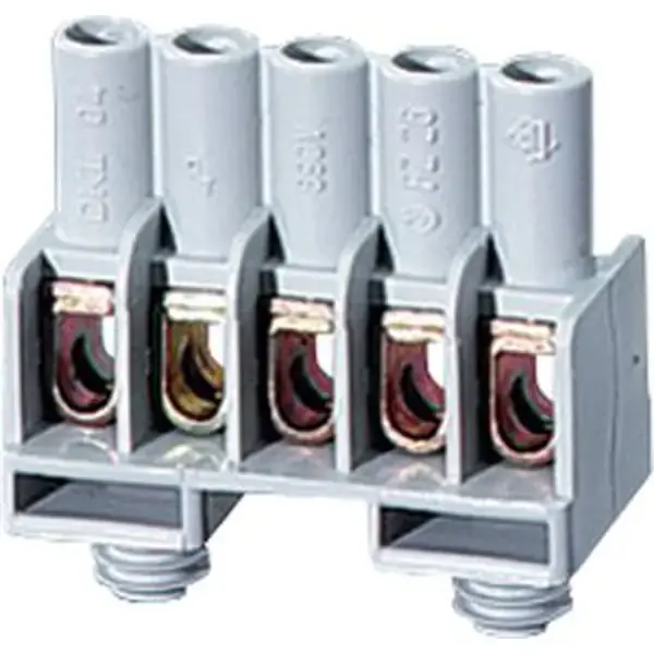 Hensel - Terminal for installation in cable junction box up to 6 mm². For cable junction boxes DP 9020, DP 9220, DE 9220, DE 9221, DE 9320, DE 9321, DE 9340 and DE 9341. - 1
