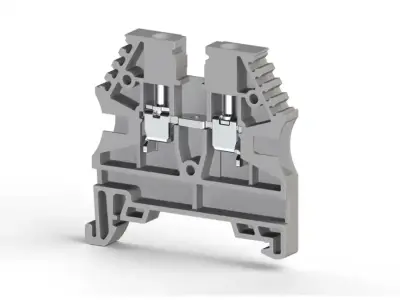 Klemsan 304120RP AVK 2.5 Grey Screw Terminal Block - Klemsan