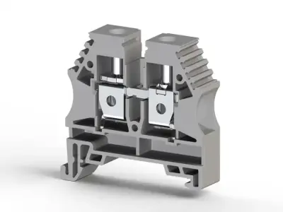 Klemsan 304150RP AVK 10 Grey Screw Terminal Block - Klemsan