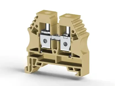 Klemsan 304159RP AVK 10 Beige Screw Terminal Block - Klemsan
