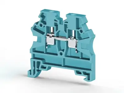 Klemsan 304201RP AVK 16 Blue Screw Terminal Block - Klemsan