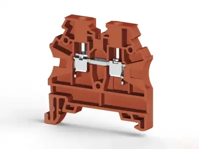 Klemsan 304204RP AVK 16 Red Screw Terminal Block - Klemsan