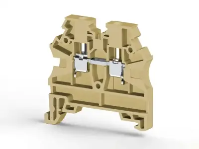 Klemsan 304209RP AVK 16 Beige Screw Terminal Block - Klemsan