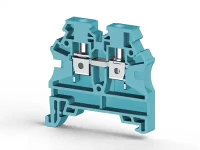 Klemsan 304211RP AVK 35 Blue Screw Terminal Block - Klemsan