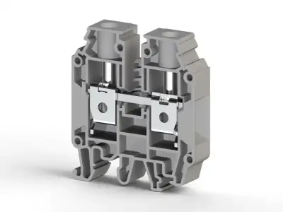 Klemsan 304290 AVK Grey Screw Terminal Block - Klemsan
