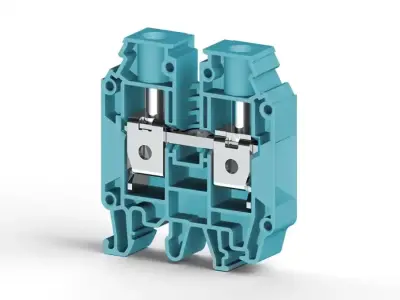 Klemsan 304291 AVK Blue Screw Terminal Block - Klemsan