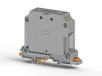 Klemsan 304330 AVK Grey Screw Terminal Block - Klemsan