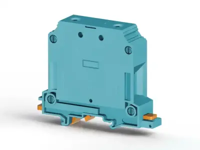 Klemsan 304331 AVK Blue Screw Terminal Block - Klemsan