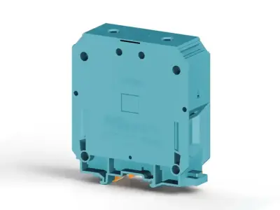 Klemsan 304351 AVK Blue Screw Terminal Block - Klemsan
