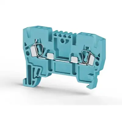 Klemsan 306221 Blue Spring Clamp Terminal Block - Klemsan
