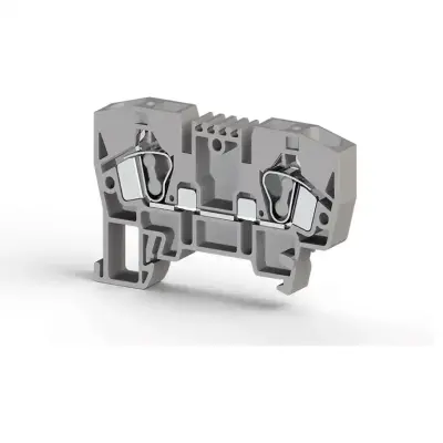 Klemsan 306249 Beige Spring Clamp Terminal Block - Klemsan