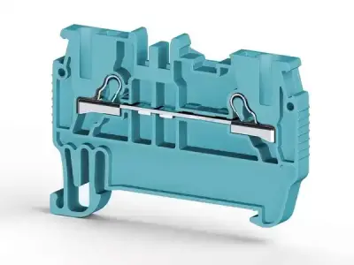 Klemsan 307002 PYK Green Spring Clamp Terminal Block - Klemsan