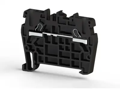 Klemsan 307105RP PYK Black Spring Clamp Terminal Block - Klemsan