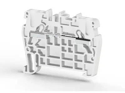 Klemsan 307106RP PYK White Spring Clamp Terminal Block - Klemsan