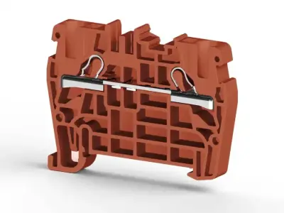 Klemsan 307114RP PYK Red Spring Clamp Terminal Block - Klemsan