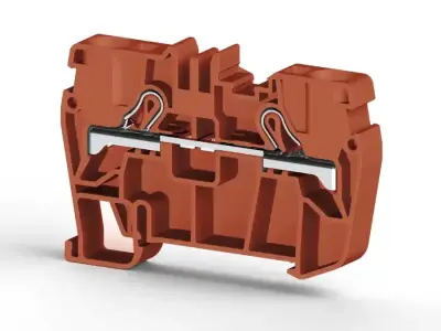 Klemsan 307124 PYK Red Spring Clamp Terminal Block - Klemsan