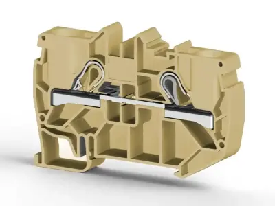 Klemsan 307130 PYK Grey Spring Clamp Terminal Block - Klemsan