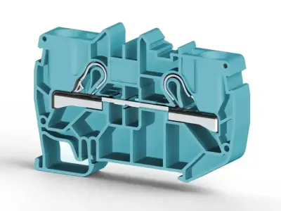 Klemsan 307131 PYK Blue Spring Clamp Terminal Block - Klemsan