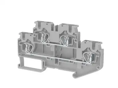 Klemsan 311909 Beige Spring Clamp Terminal Block - Klemsan