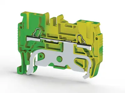 Klemsan 336440 YBK Ground Grounding Terminal Block - Klemsan
