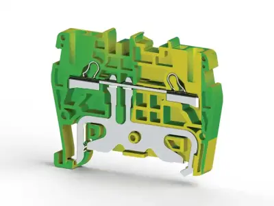 Klemsan 336500 YBK Ground Grounding Terminal Block - Klemsan