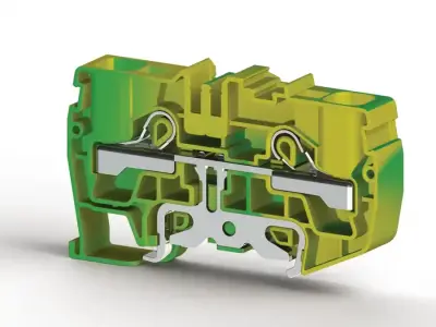 Klemsan 336640 YBK Ground Grounding Terminal Block - Klemsan