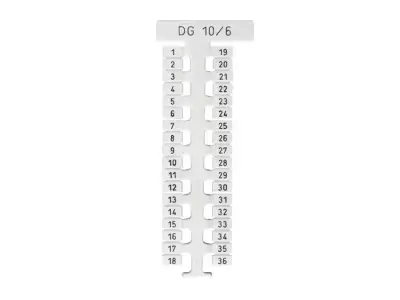 Klemsan 505320 DY5 Printed Terminal Marker - Klemsan