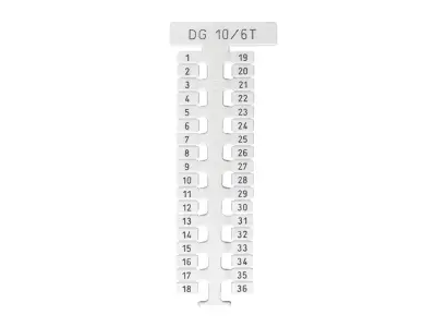 Klemsan 505390 DY5 Printed Terminal Marker - Klemsan