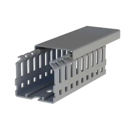 Klemsan 5554040 40x40 mm PVC Slotted Wire Duct - Klemsan