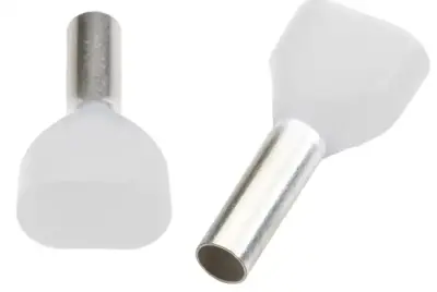 Klemsan 572020 0.75 mm² / 8 mm Twin Insulated End Sleeve Ferrule - Klemsan