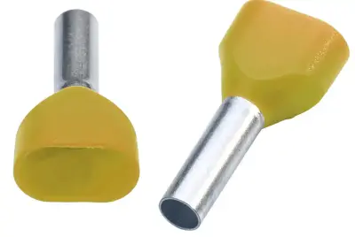 Klemsan 572030 1.0 mm² / 8 mm Twin Insulated End Sleeve Ferrule - Klemsan