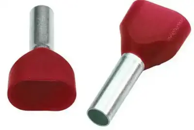 Klemsan 572030E 1.0 mm² / 8 mm Twin Insulated End Sleeve Ferrule - Klemsan