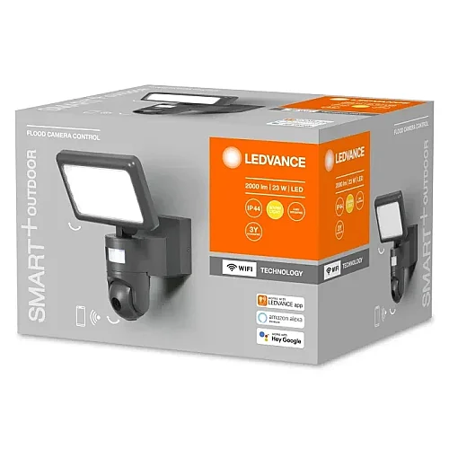 LEDVANCE 4058075564626 Smart 23W 3000K WiFi Camera Floodlight - 1
