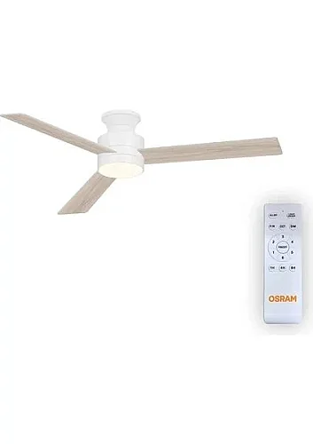 LEDVANCE 4099854536571 Ceiling Blade D132 White Remote Fan - 1