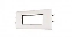 Upgradable DLP Clip-On 4-Gang Module Base + Frame With 85mm Cover. - LEGRAND