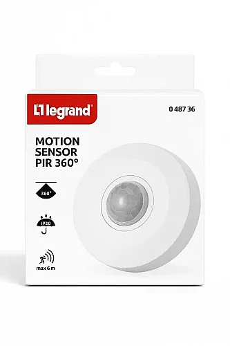 PIR Surface-Mount Motion Sensor 6m 300W LED - 2
