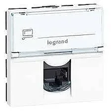 LCS2 System Armada RJ45 Cat6 Socket - UTP - 2 Modules - White - LEGRAND