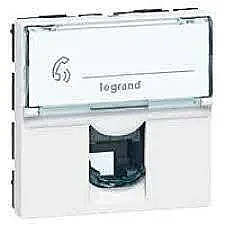 S.Armada RJ11 Telephone Jack, 2m, White - 1
