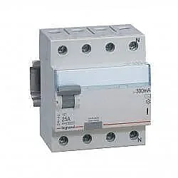 4P 25A 300mA AC Type XC3 RCCB Residual Current Circuit Breaker - LEGRAND