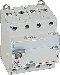 DX3 RCCB 4P Type A 100A 300mA - 1