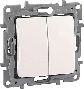 Salbei Series White Two-Way Switch 10A - LEGRAND